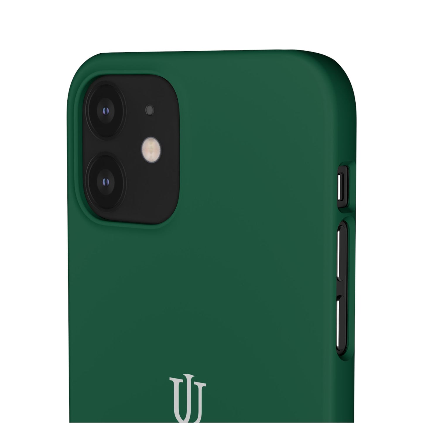 iPhone 12 Dark Green Snap Cases