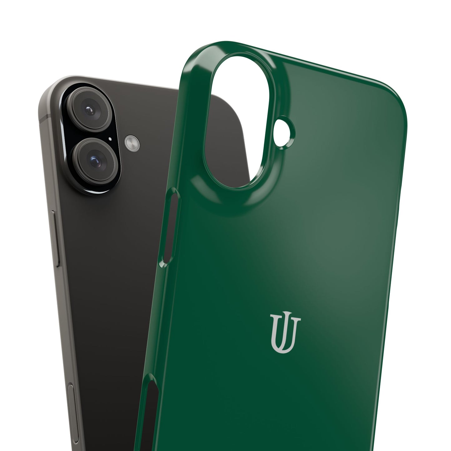 iPhone 16 Dark Green Snap Cases
