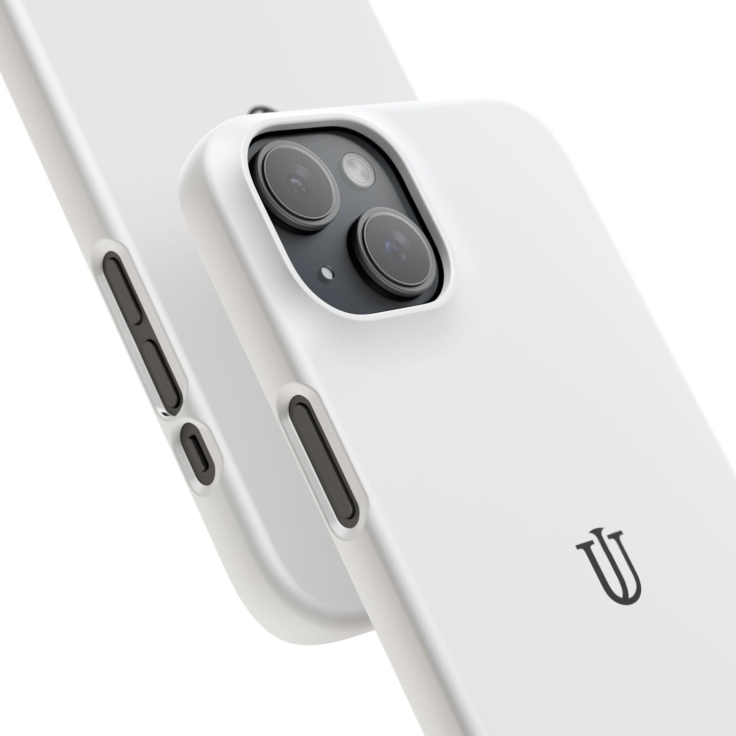 iPhone 15 White Snap Cases