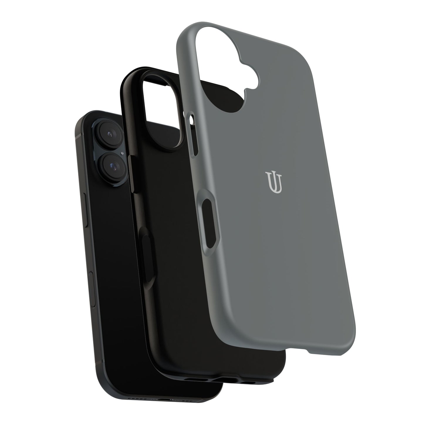 iPhone 16 Grey Tough Cases