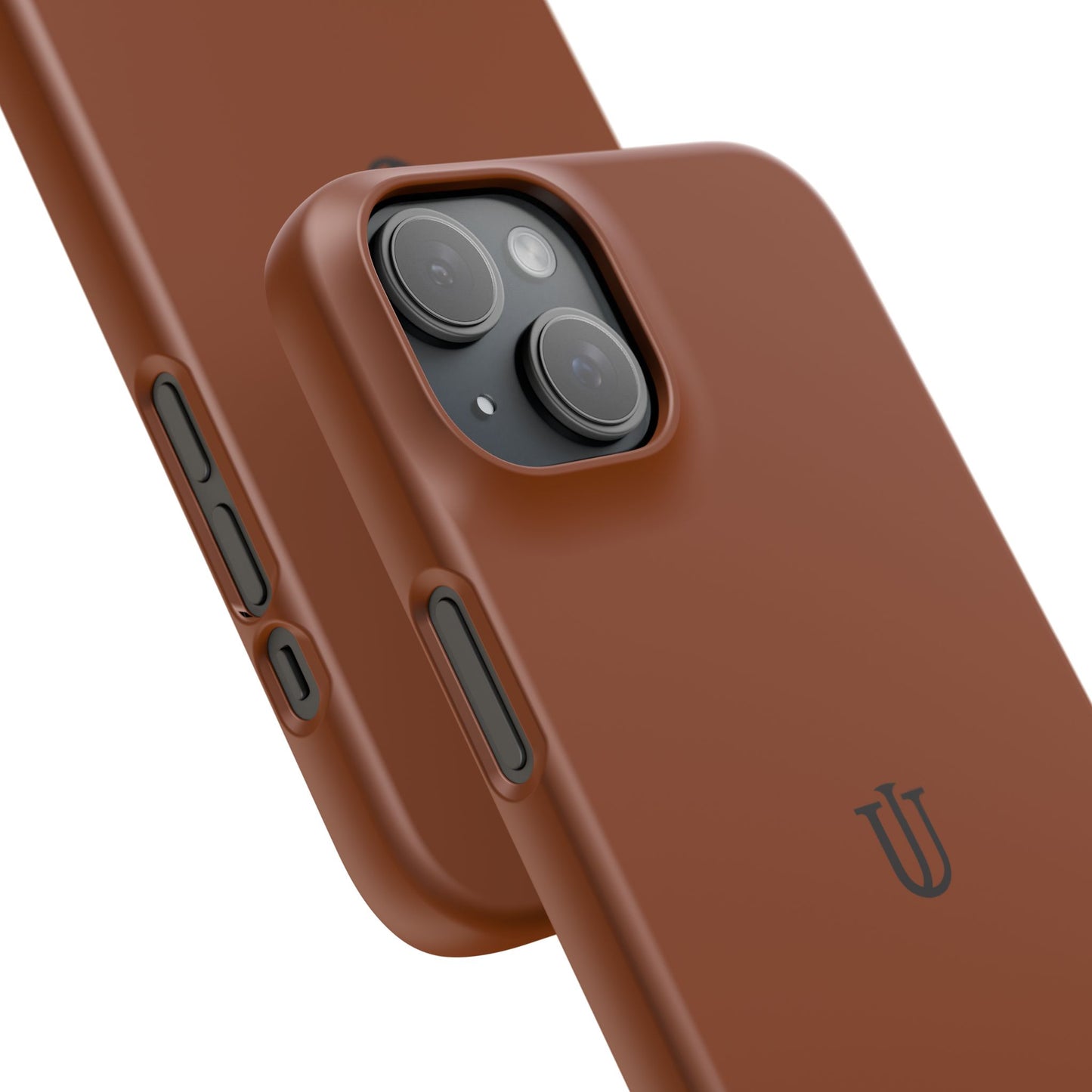 iPhone 15 Coffee Brown Snap Cases