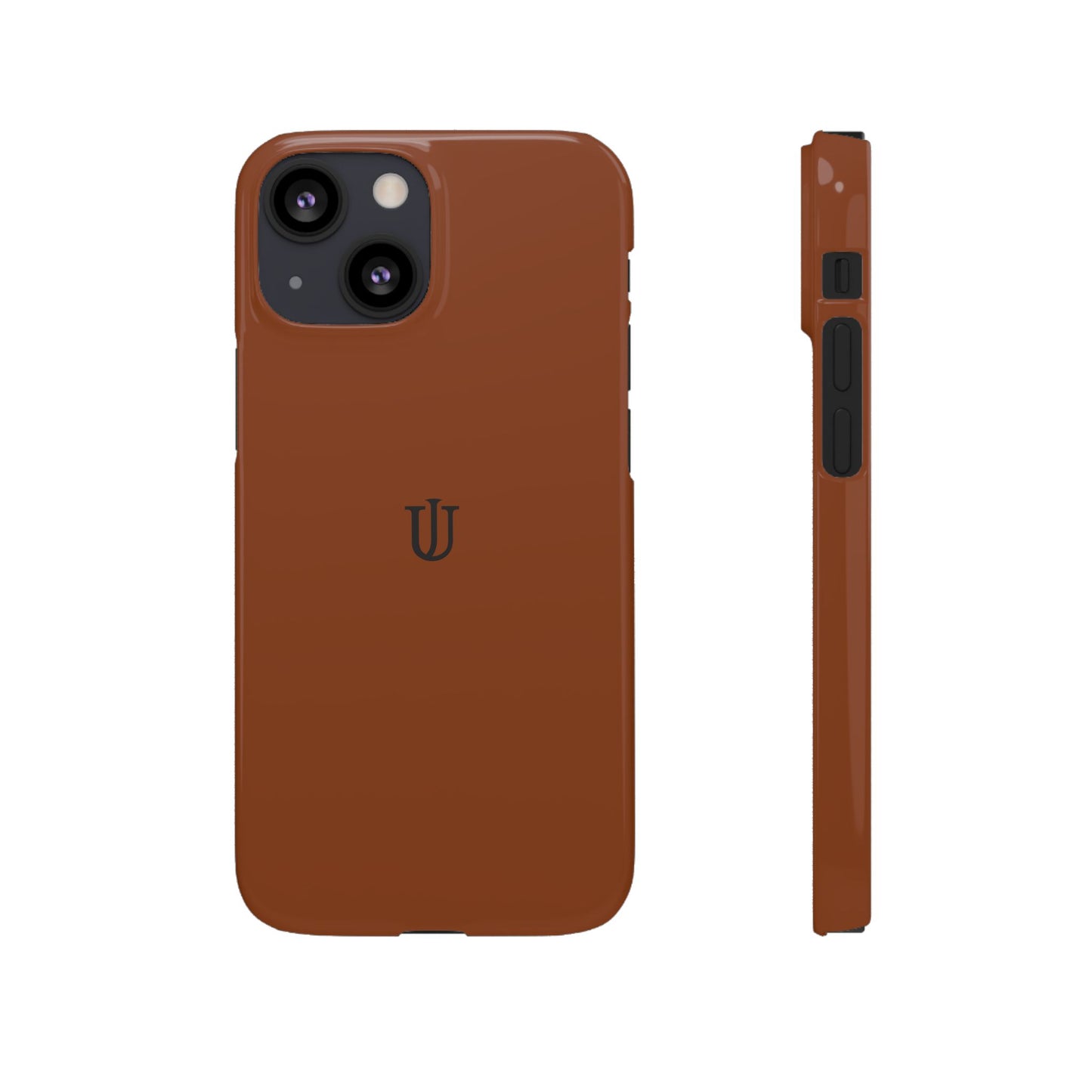 iPhone 13 Coffee Brown Snap Cases