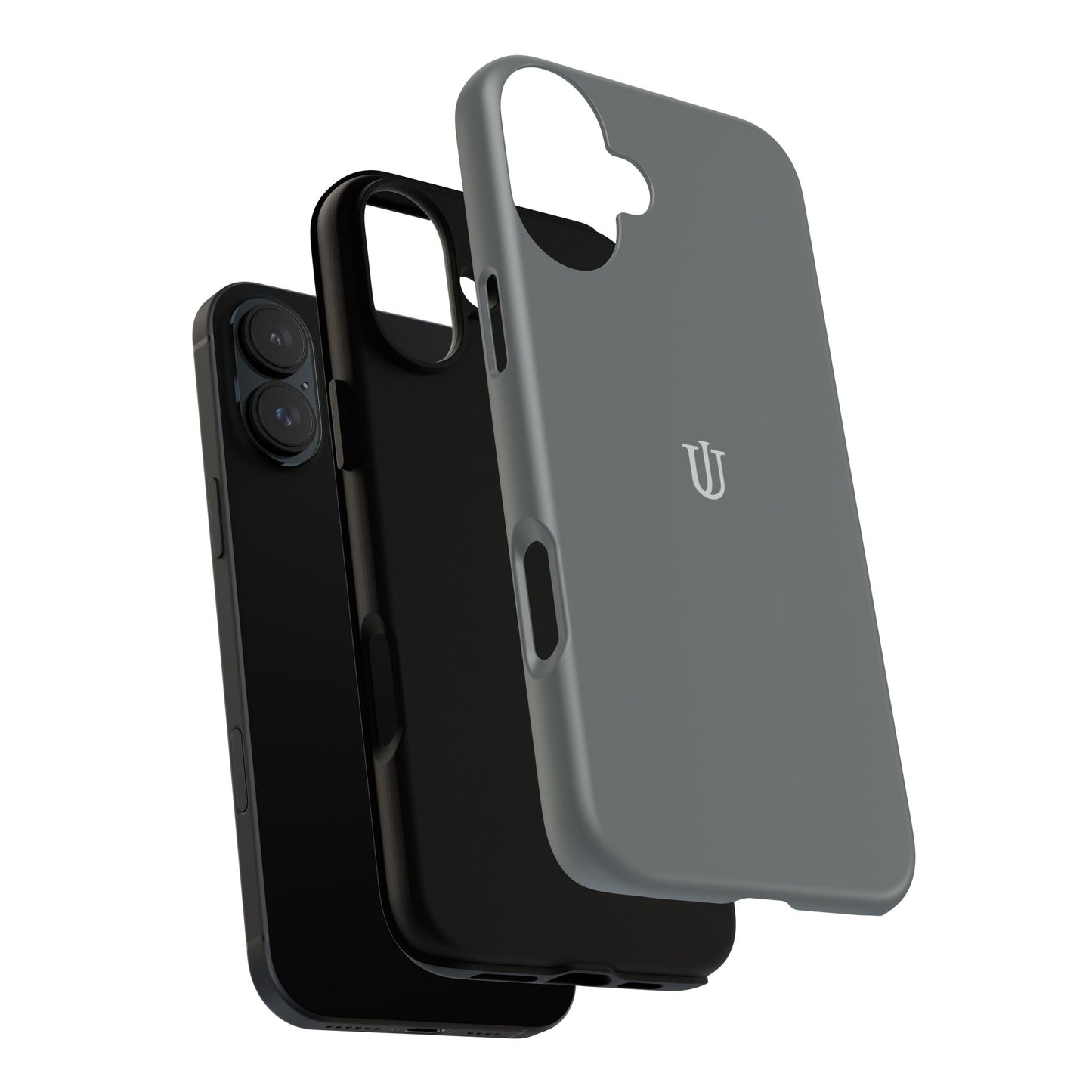 iPhone 16 Grey Tough Cases