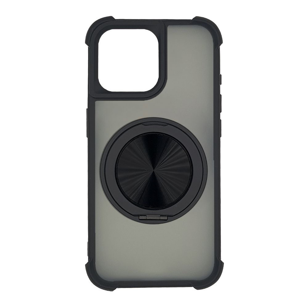 Θήκη Magnetic MagMatte Ring Sonique Apple iPhone 16 / iPhone 16 Plus / iPhone 16 Pro / iPhone 16 Pro Max Μαύρο