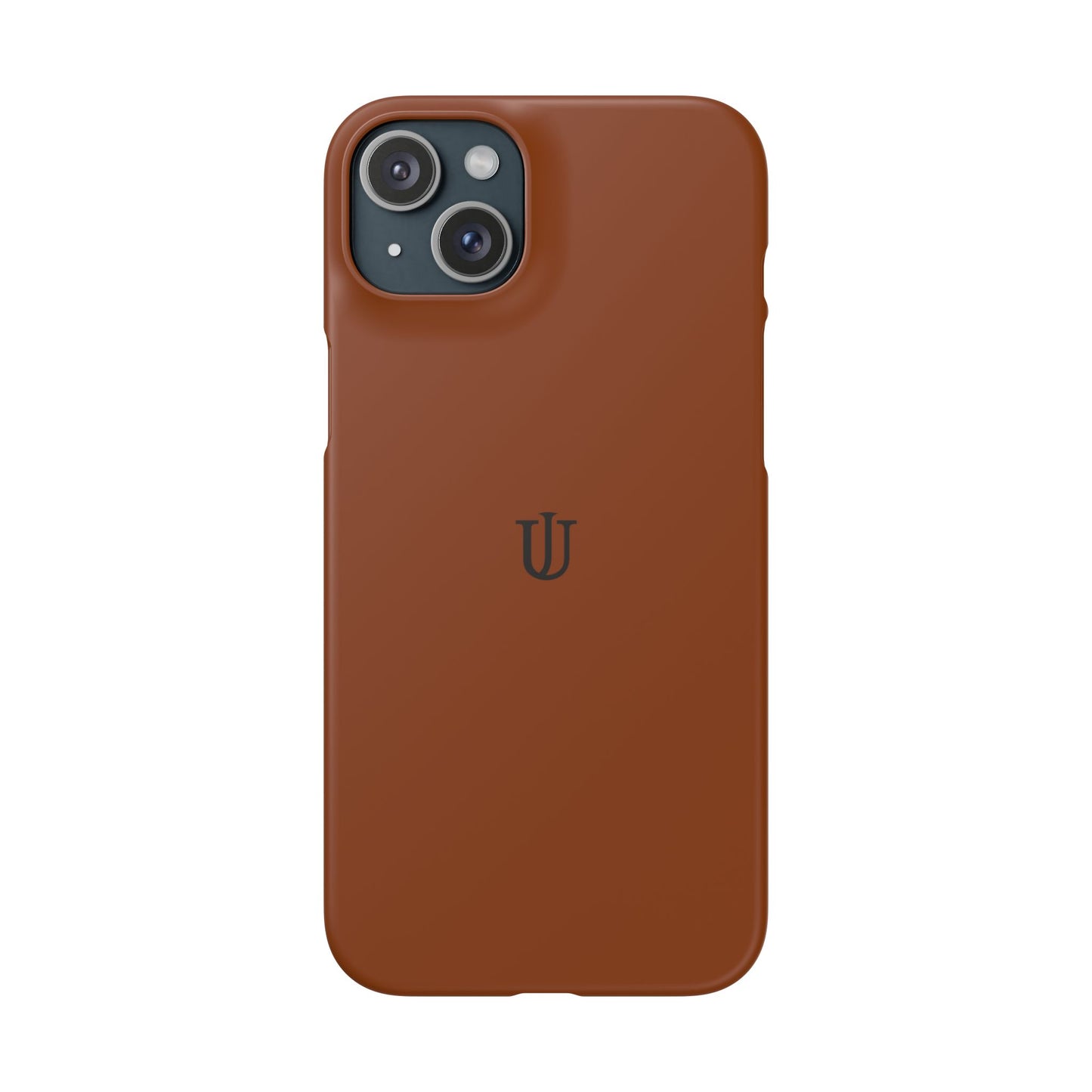 iPhone 15 Coffee Brown Snap Cases