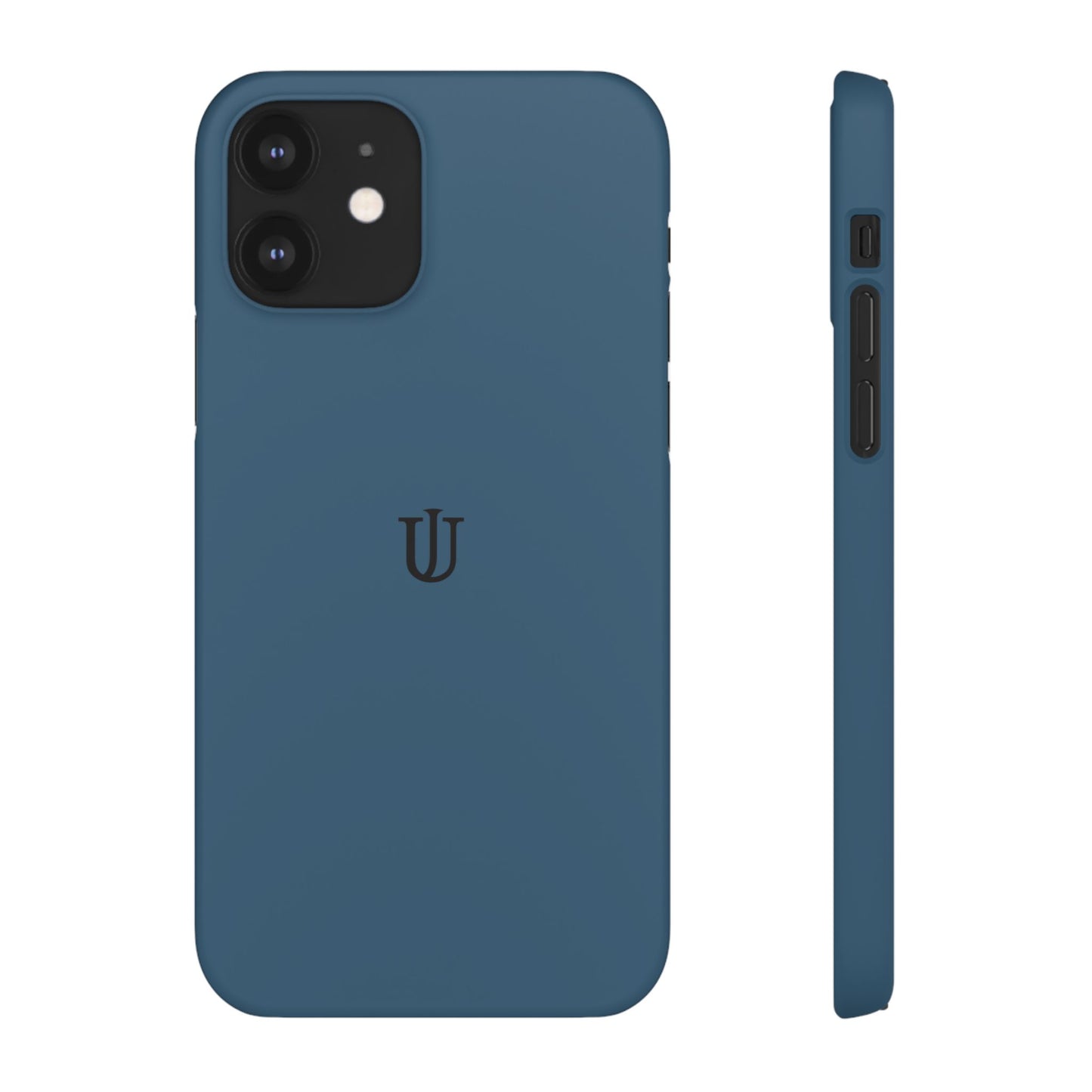 iPhone 12 Deep Blue Snap Cases
