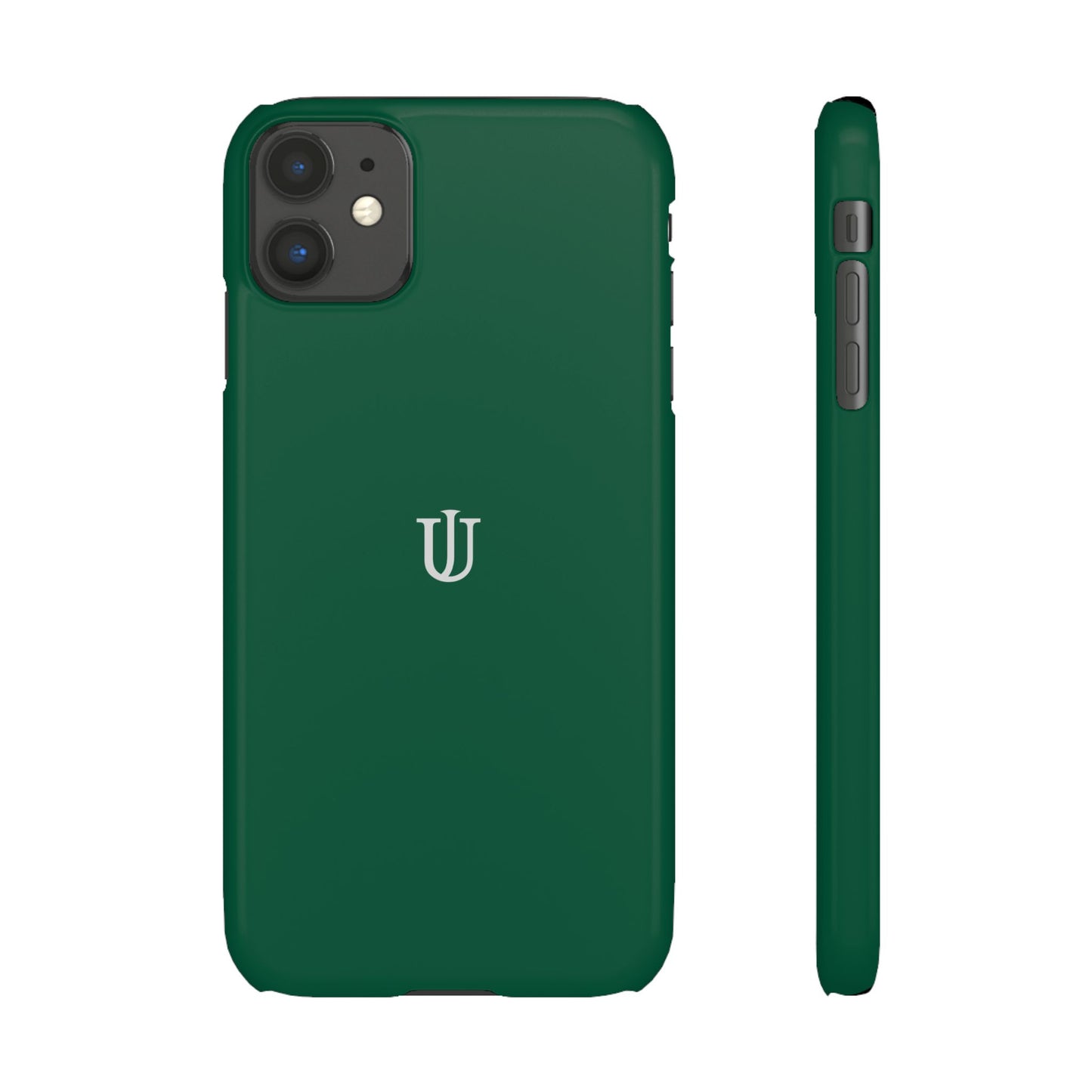 iPhone 11 Dark Green Snap Cases