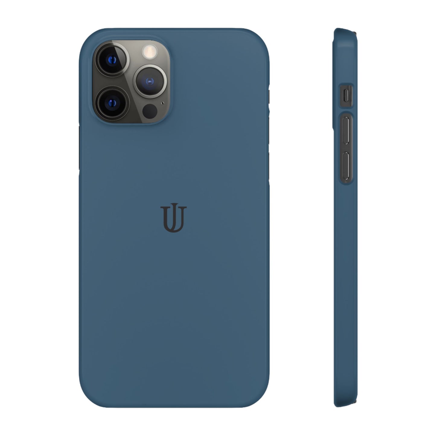 iPhone 12 Deep Blue Snap Cases