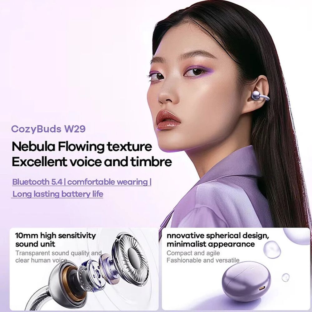 Ακουστικά Bluetooth Remax Clip-on Cozybuds W29