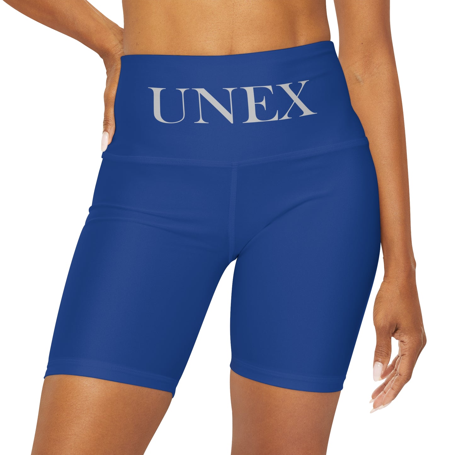 High Waisted Yoga Shorts (AOP)