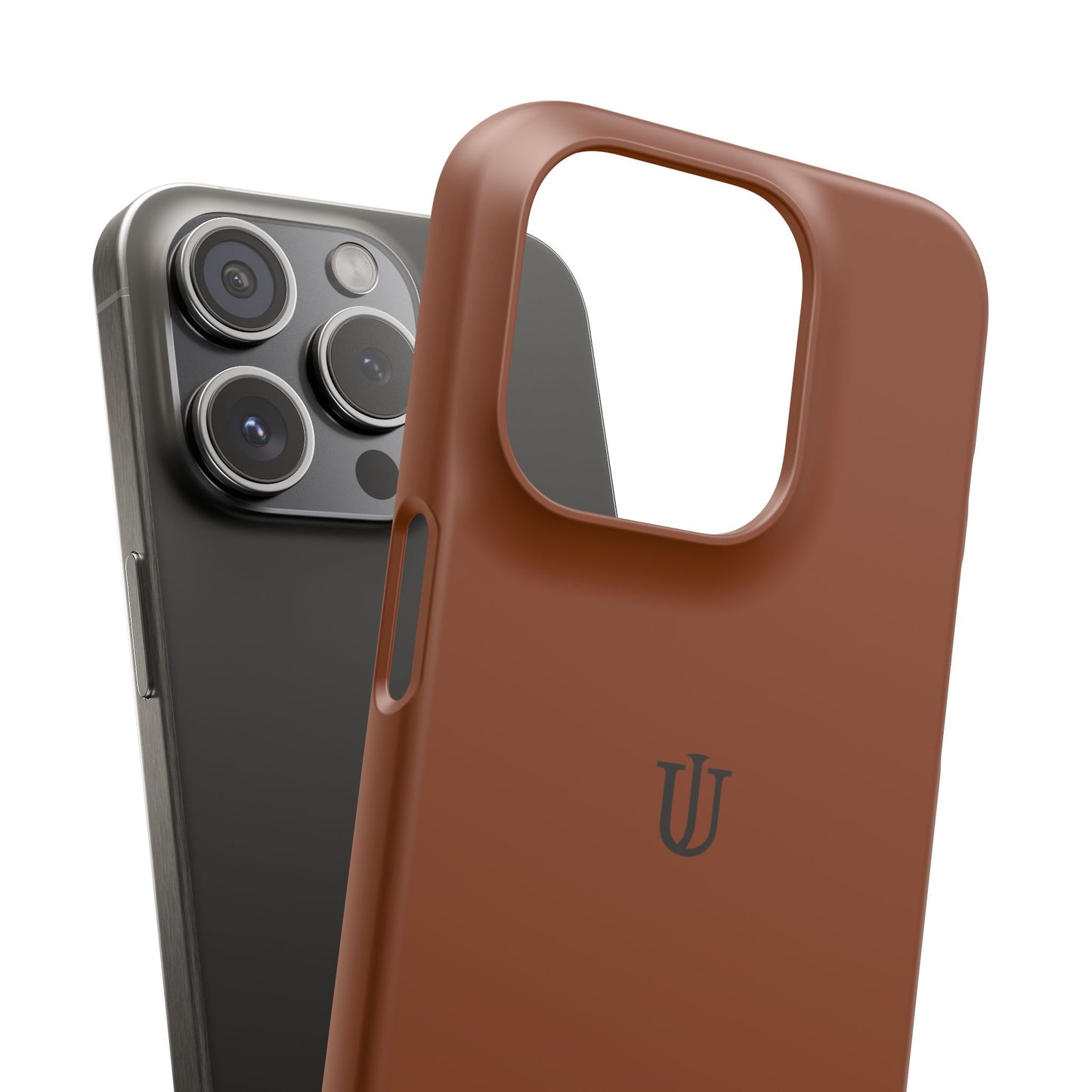 iPhone 15 Coffee Brown Snap Cases