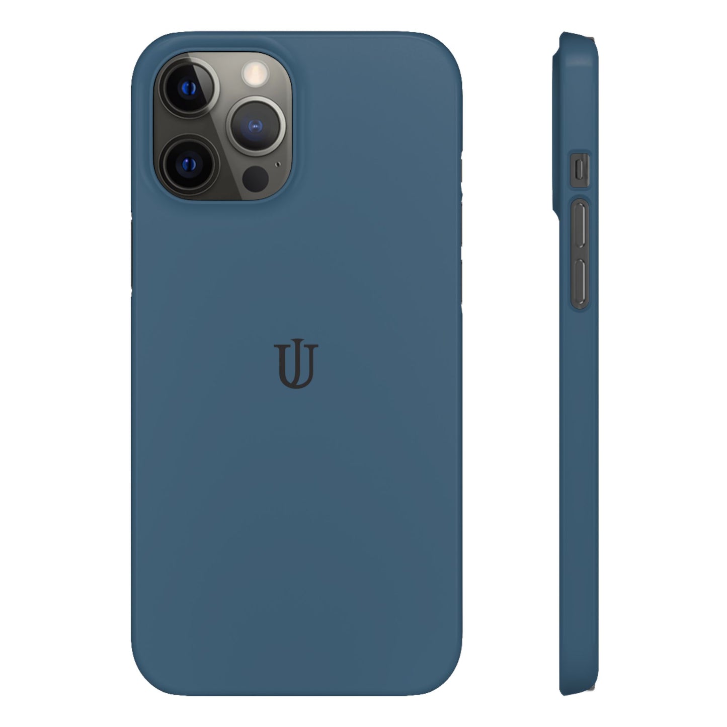 iPhone 12 Deep Blue Snap Cases