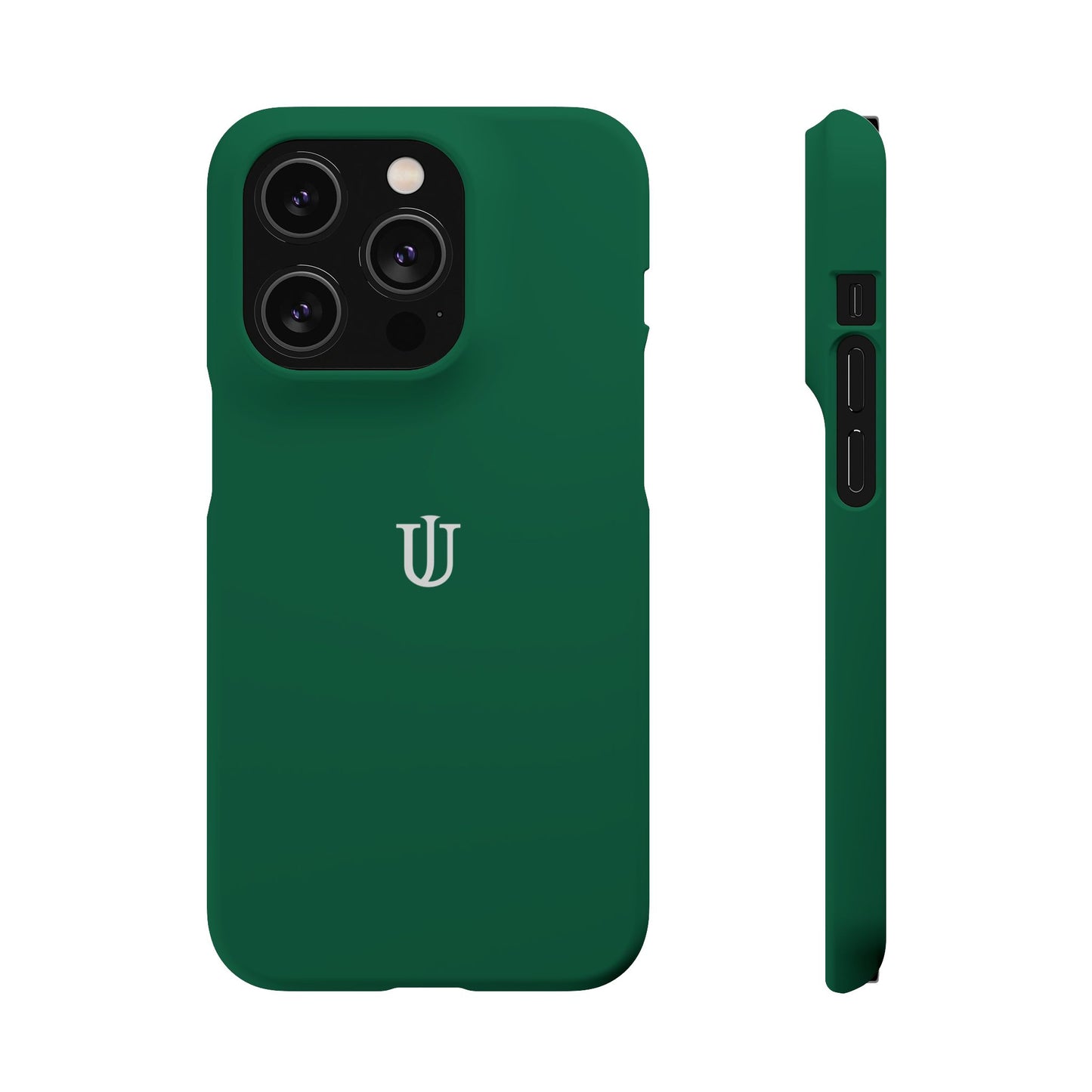 iPhone 14 Dark Green Snap Cases