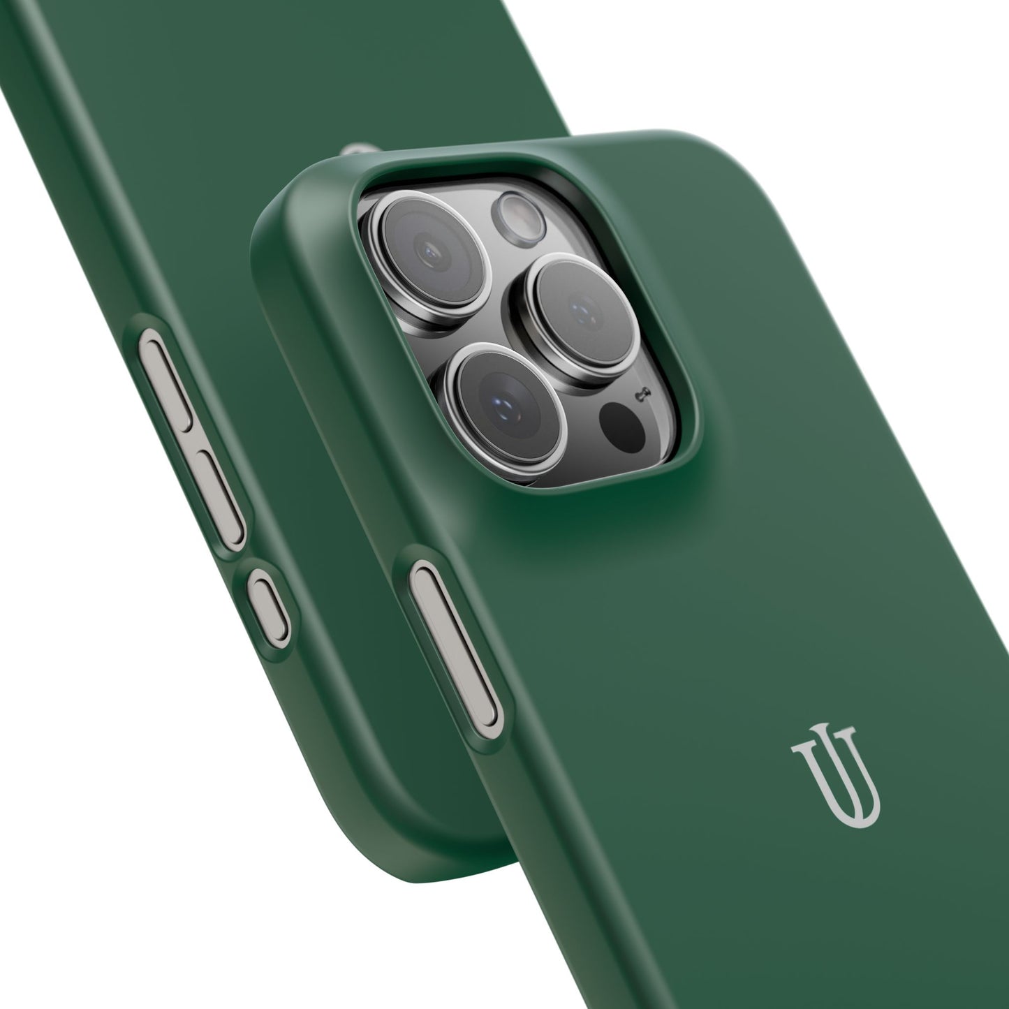 iPhone 16 Dark Green Snap Cases