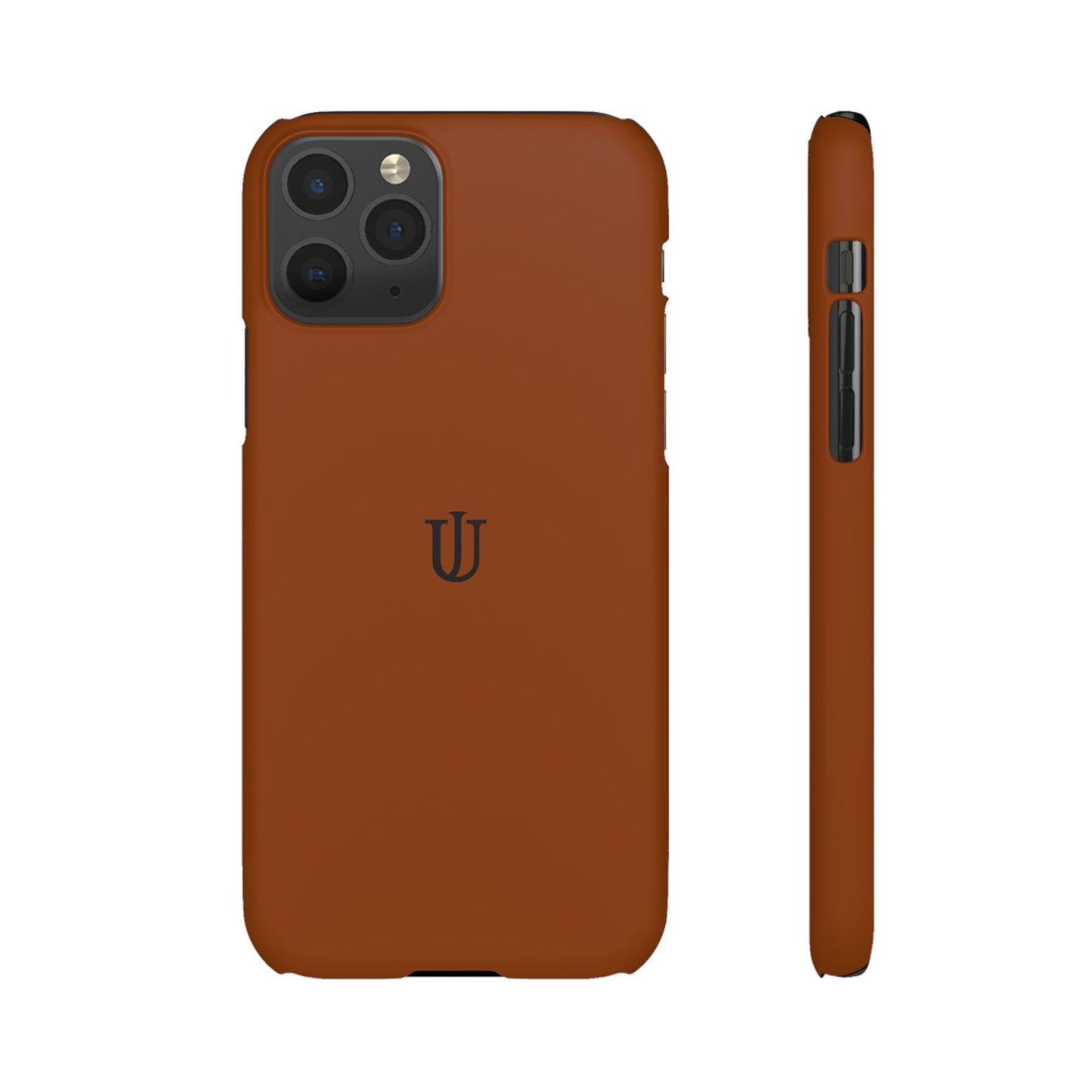iPhone 11 Coffee Brown Snap Cases