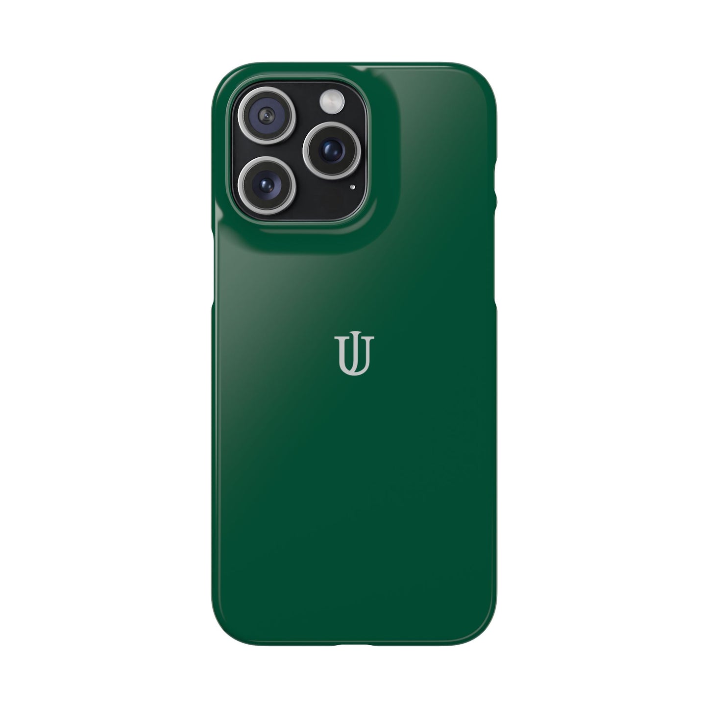 iPhone 15 Dark Green Snap Cases