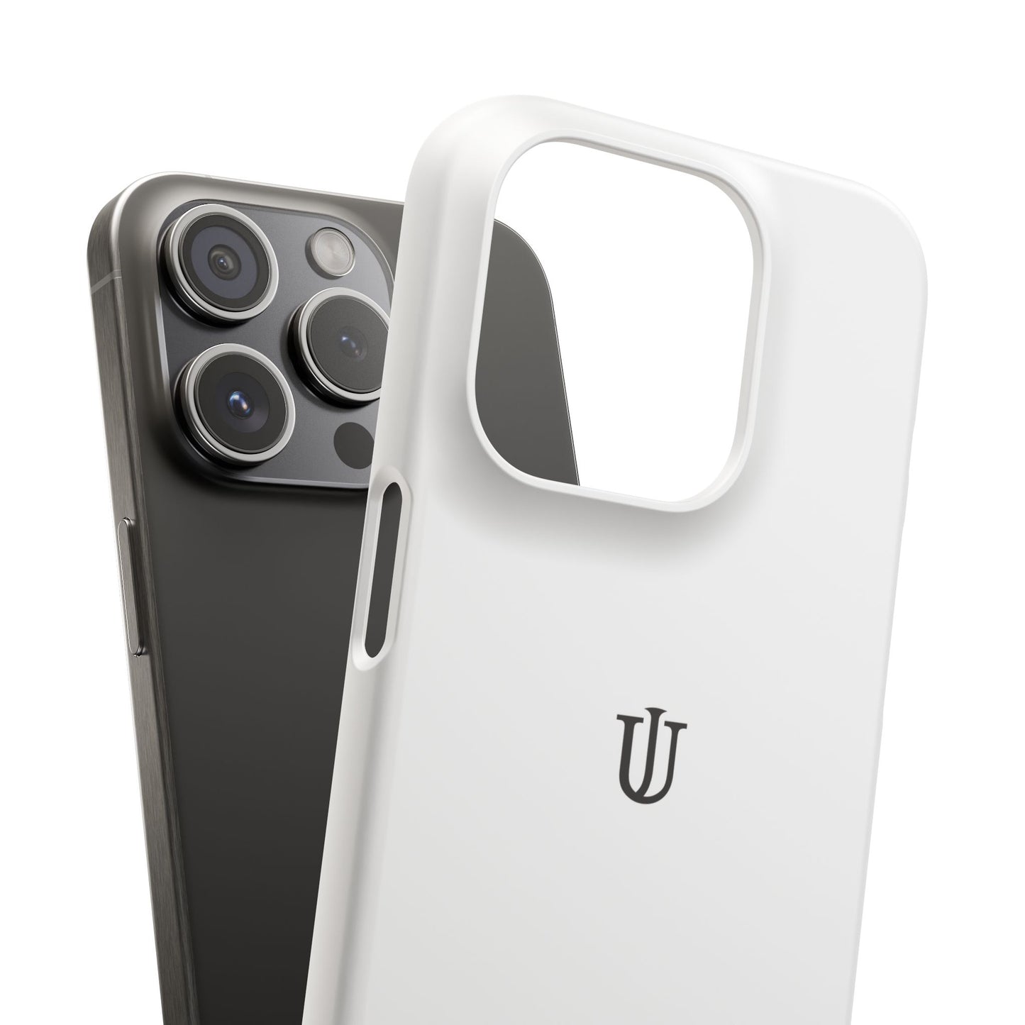 iPhone 15 White Snap Cases