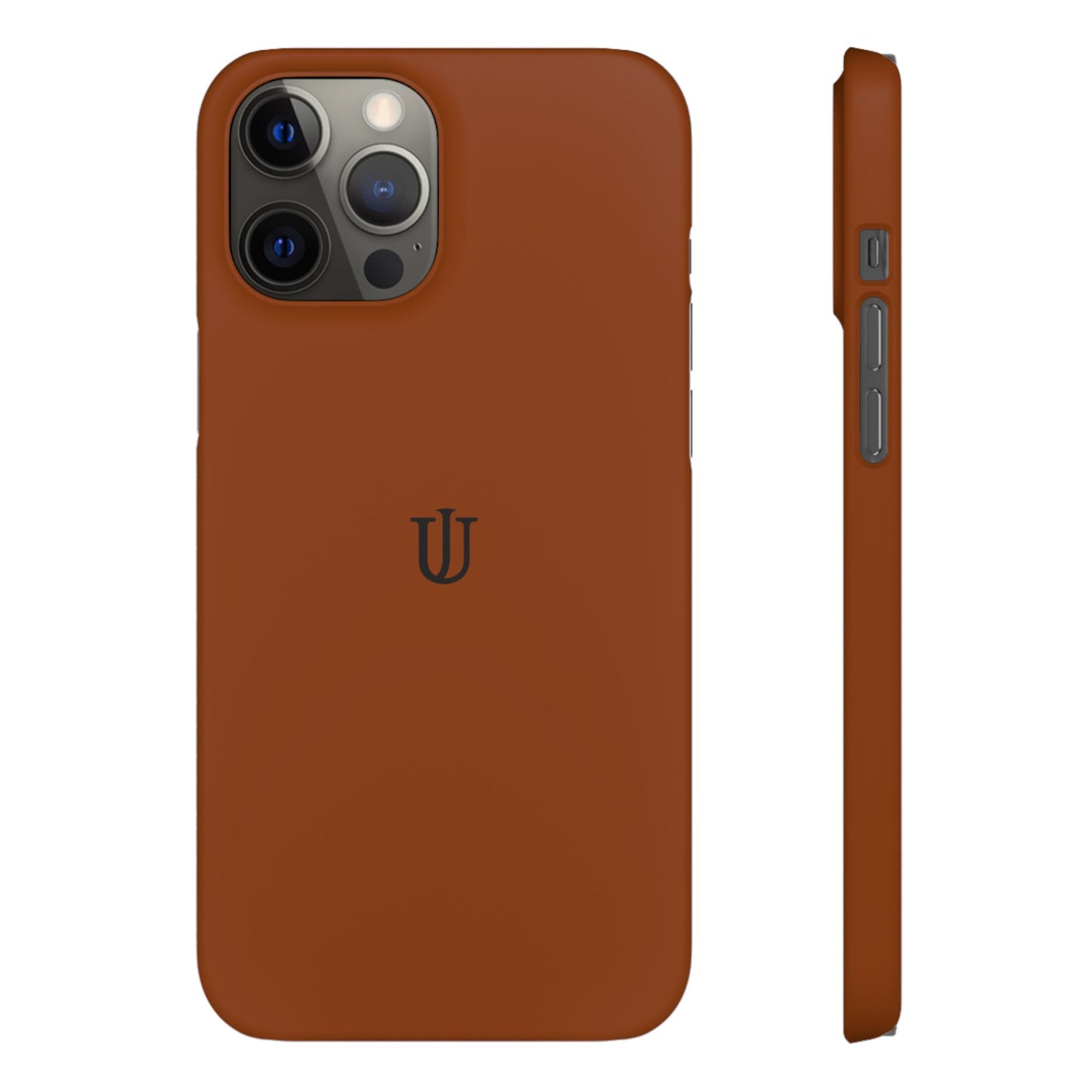 iPhone 12 Coffee Brown Snap Cases