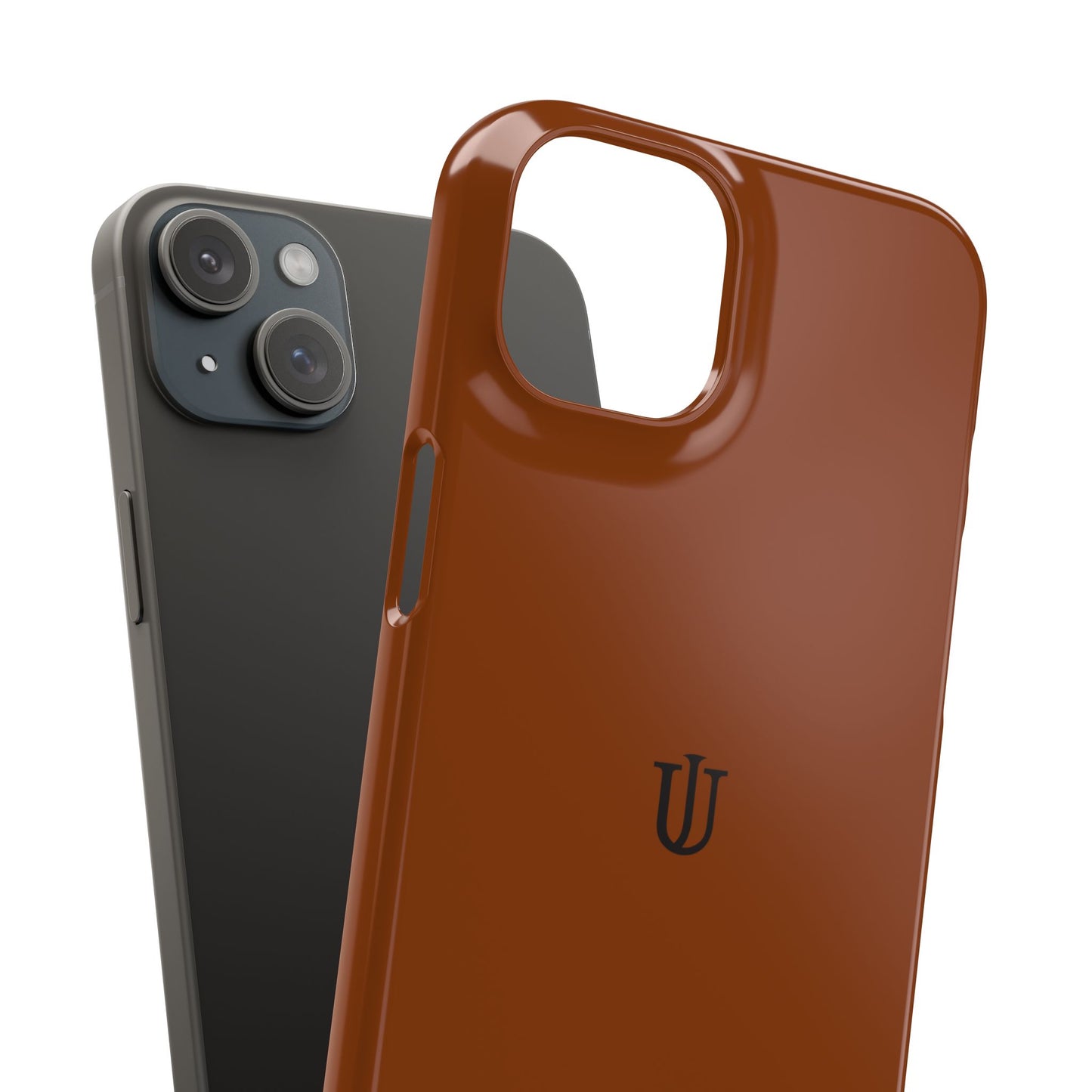iPhone 15 Coffee Brown Snap Cases
