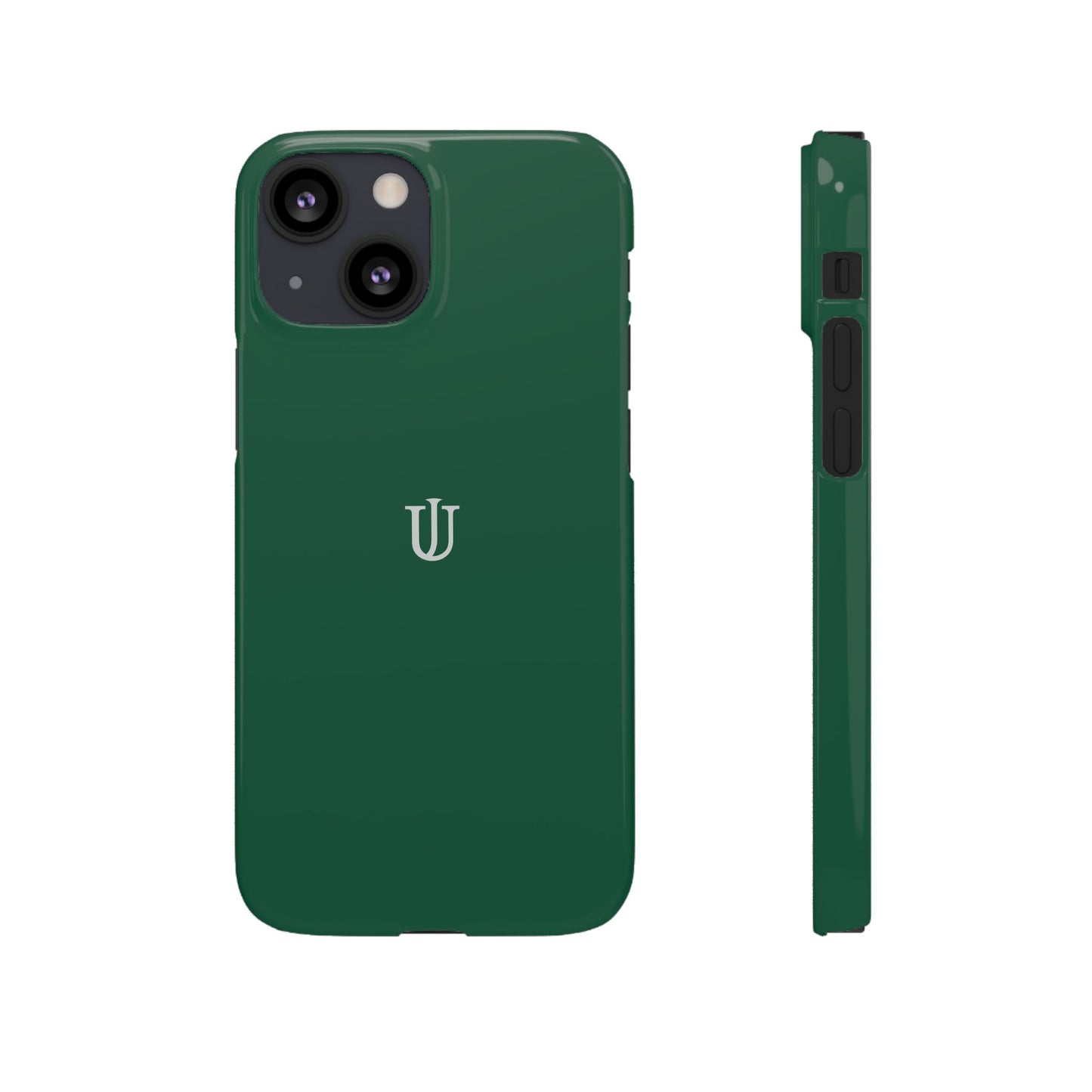 iPhone 13 Dark Green Snap Cases