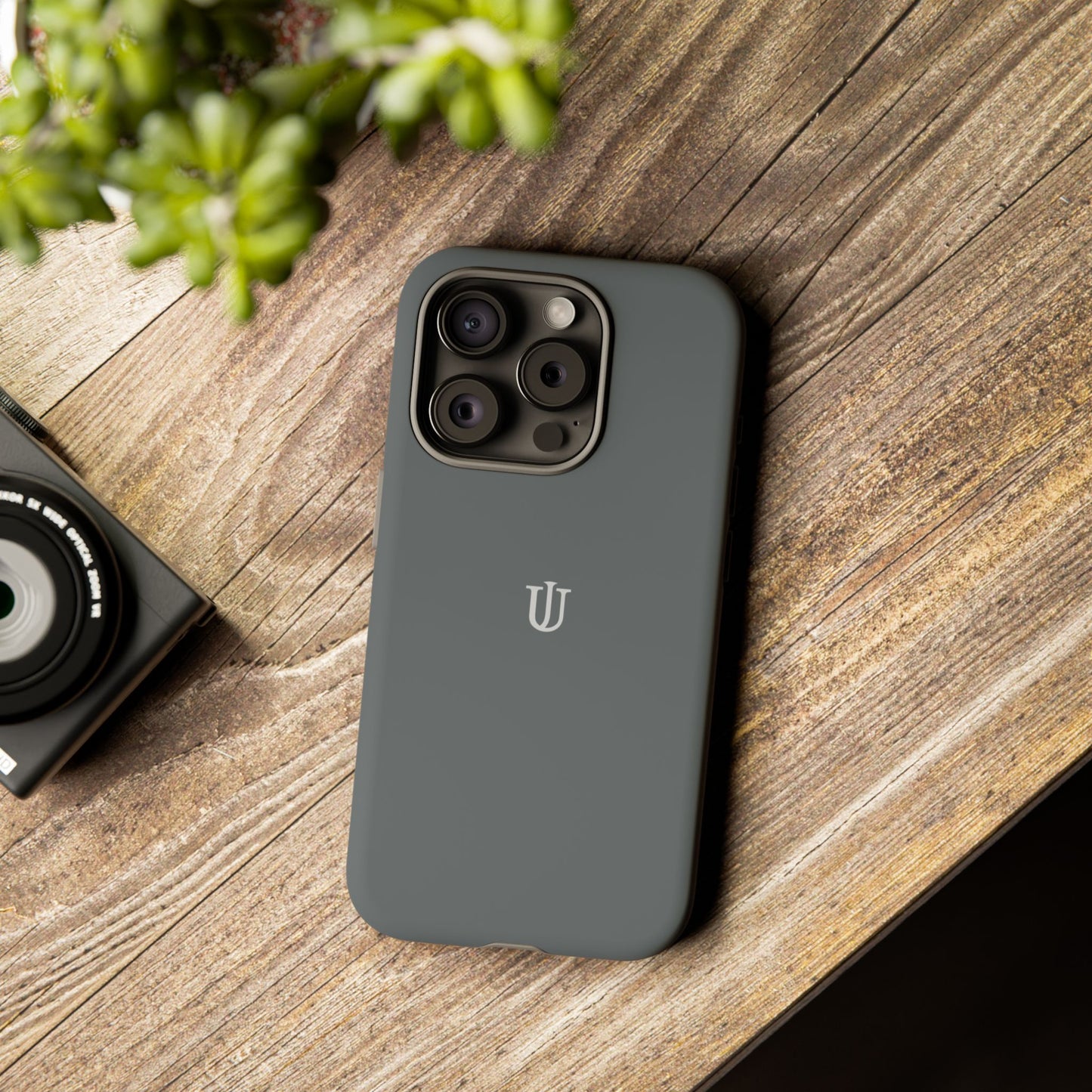 iPhone 15 Grey Tough Cases