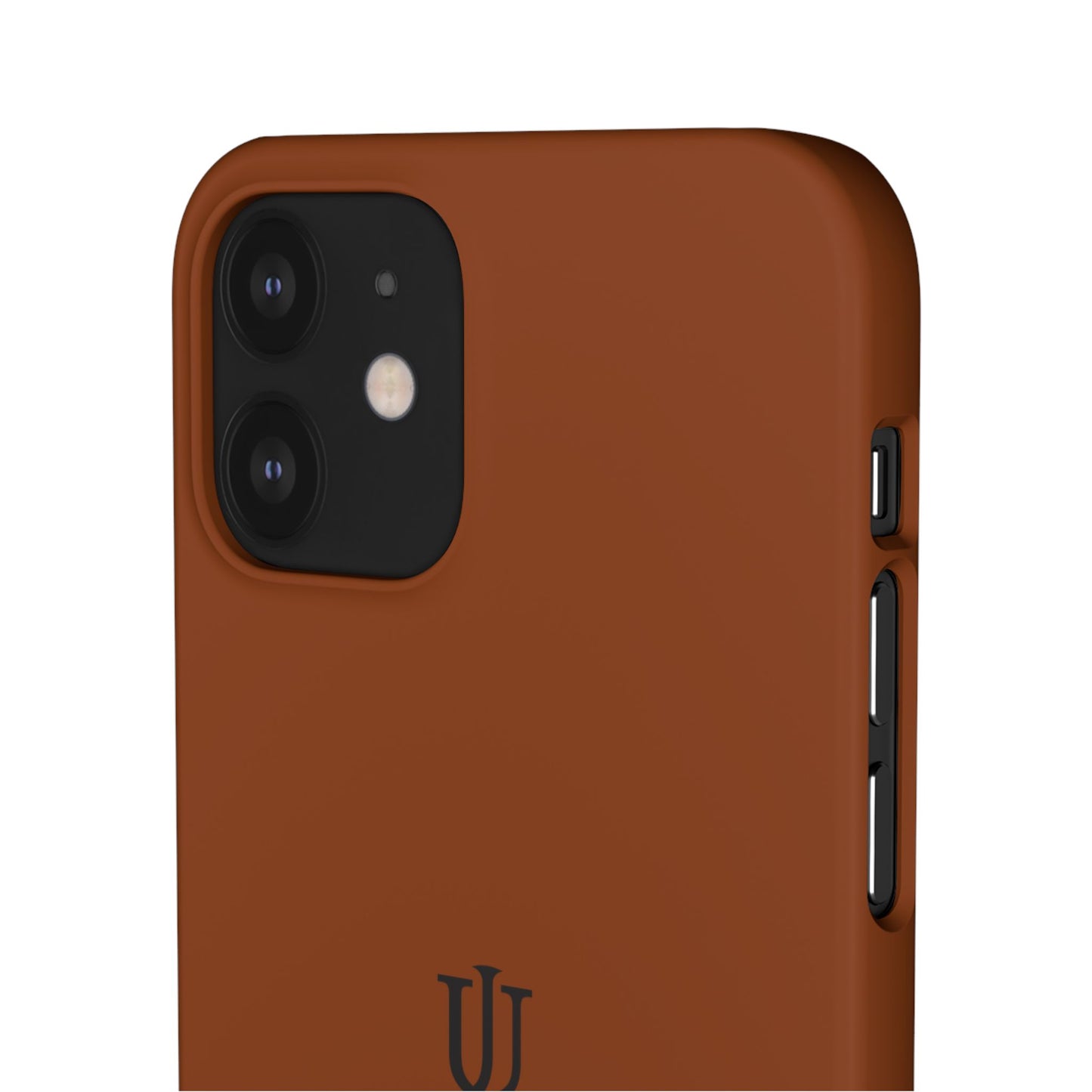 iPhone 12 Coffee Brown Snap Cases