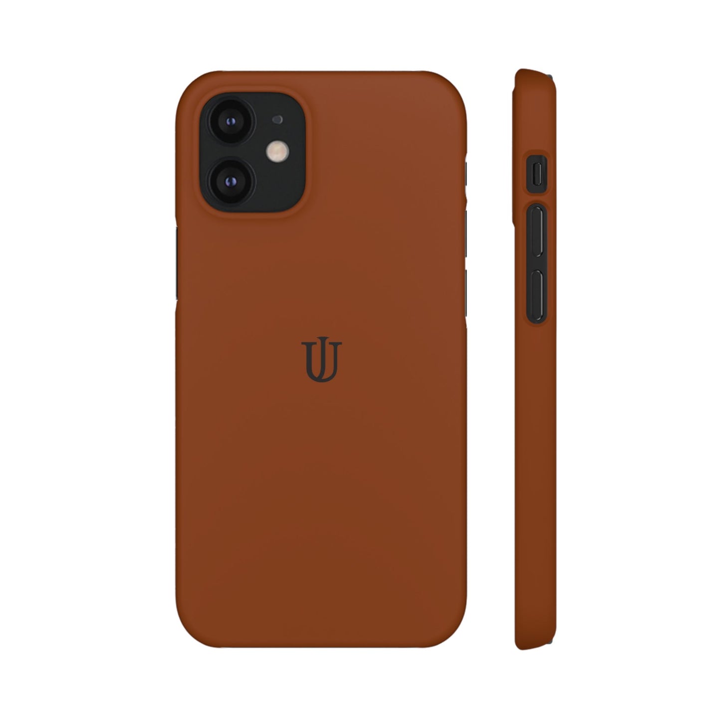 iPhone 12 Coffee Brown Snap Cases