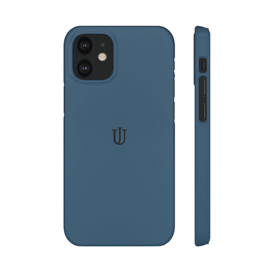 iPhone 12 Deep Blue Snap Cases