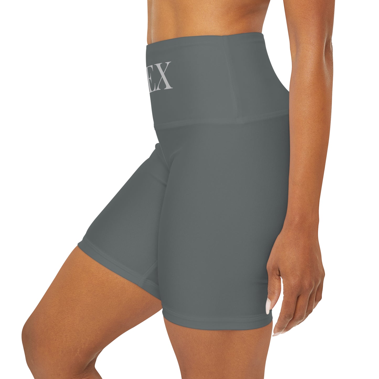 High Waisted Yoga Shorts (AOP)