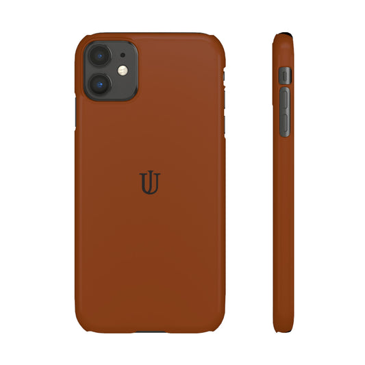 iPhone 11 Coffee Brown Snap Cases
