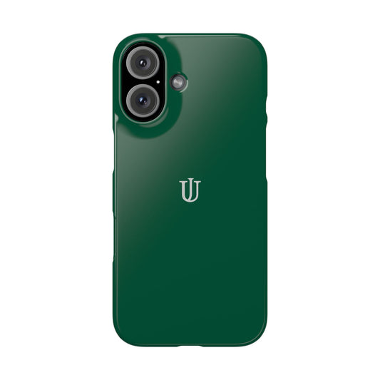 iPhone 16 Dark Green Snap Cases