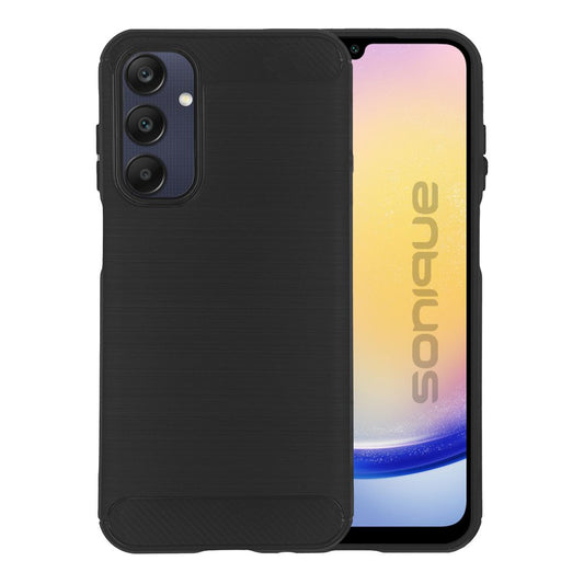 Θήκη Σιλικόνης Sonique Carbon Brushed Samsung Galaxy A25 5G Μαύρο