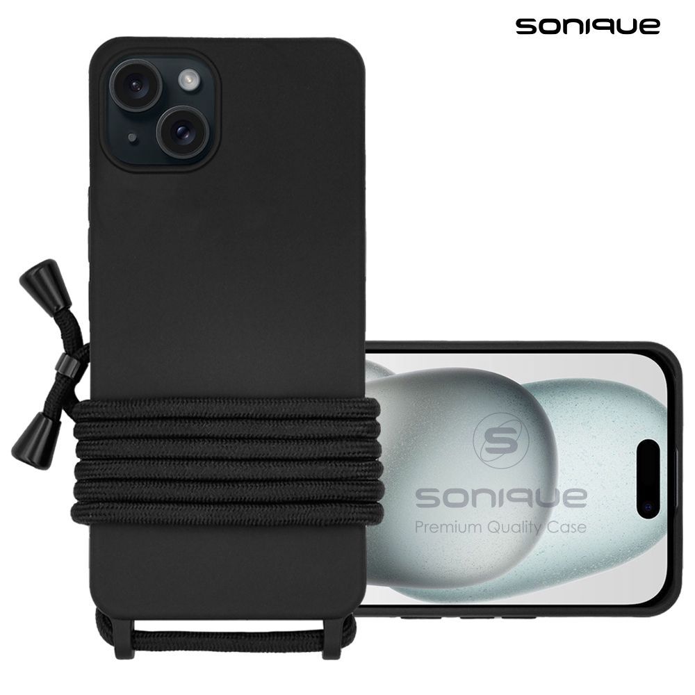 Θήκη Σιλικόνης με Κορδόνι CarryHang Sonique Apple iPhone 15 / iPhone 15 Plus / iPhone 15 Pro / iPhone 15 Pro Max