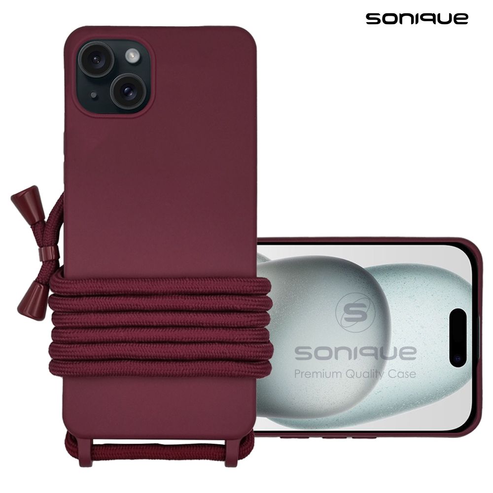 Θήκη Σιλικόνης με Κορδόνι CarryHang Sonique Apple iPhone 15 / iPhone 15 Plus / iPhone 15 Pro / iPhone 15 Pro Max
