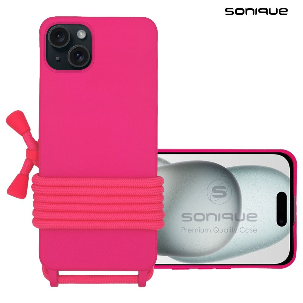 Θήκη Σιλικόνης με Κορδόνι CarryHang Sonique Apple iPhone 15 / iPhone 15 Plus / iPhone 15 Pro / iPhone 15 Pro Max