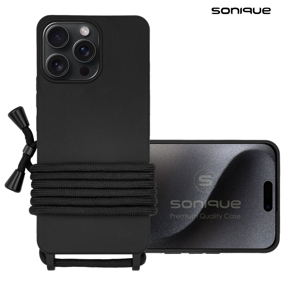 Θήκη Σιλικόνης με Κορδόνι CarryHang Sonique Apple iPhone 15 / iPhone 15 Plus / iPhone 15 Pro / iPhone 15 Pro Max