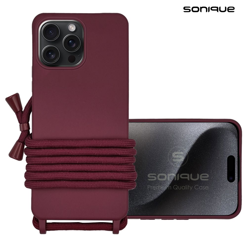 Θήκη Σιλικόνης με Κορδόνι CarryHang Sonique Apple iPhone 15 / iPhone 15 Plus / iPhone 15 Pro / iPhone 15 Pro Max