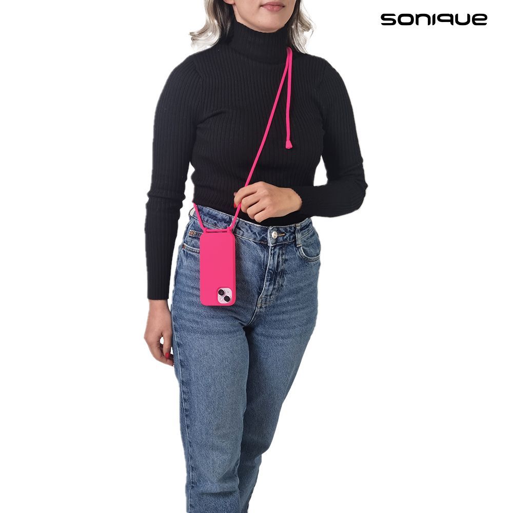 Θήκη Σιλικόνης με Κορδόνι CarryHang Sonique Apple iPhone 15 / iPhone 15 Plus / iPhone 15 Pro / iPhone 15 Pro Max