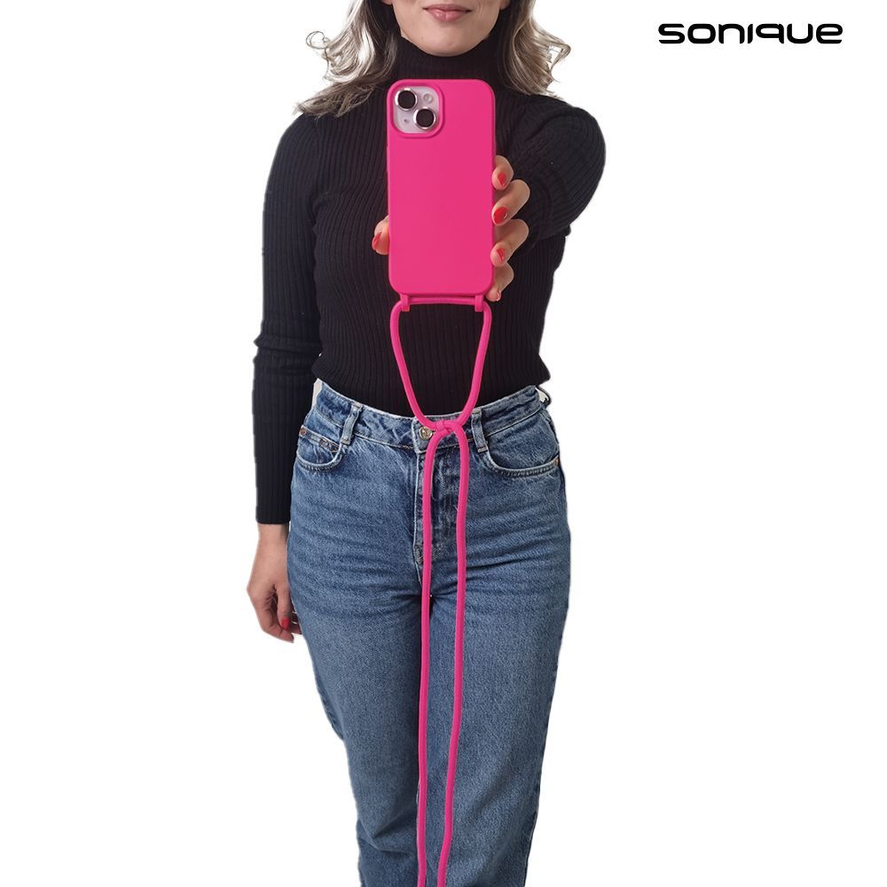 Θήκη Σιλικόνης με Κορδόνι CarryHang Sonique Apple iPhone 15 / iPhone 15 Plus / iPhone 15 Pro / iPhone 15 Pro Max