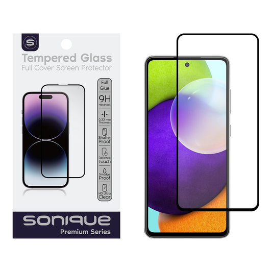 Hardy Glass Sonique Premium Series HD Full Cover 9H Samsung Galaxy A52 4G/5G / Galaxy A52s 5G Μαύρο