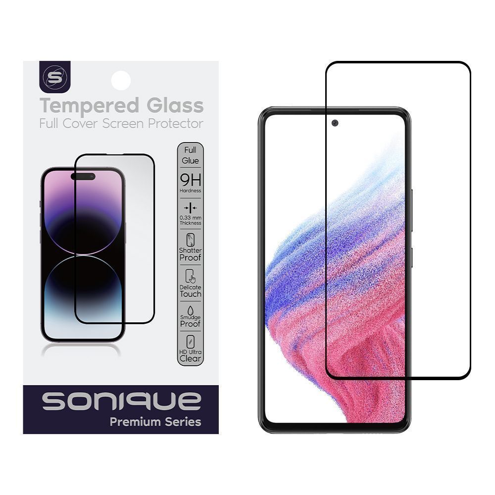 Hardy Glass Sonique Premium Series HD Full Cover 9H Samsung Galaxy A51 / Galaxy A53 5G Μαύρο