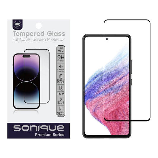 Hardy Glass Sonique Premium Series HD Full Cover 9H Samsung Galaxy A51 / Galaxy A53 5G Μαύρο