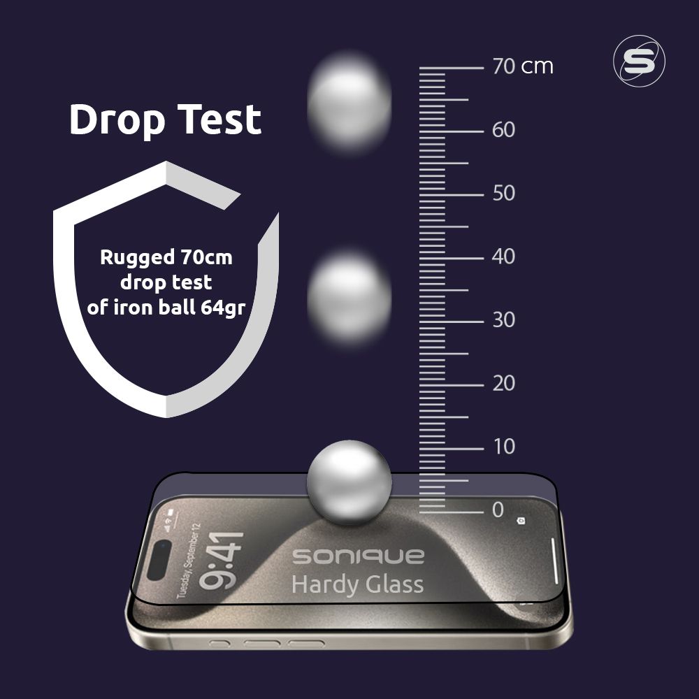 Hardy Glass Sonique Premium Series HD Full Cover 9H Samsung Galaxy A51 / Galaxy A53 5G Μαύρο