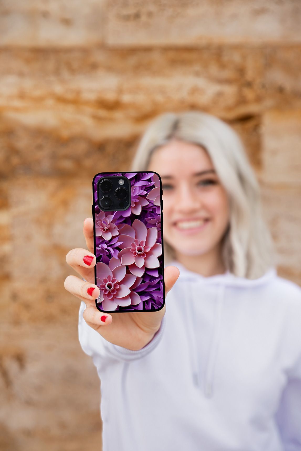 Θήκη Sonique 3D Flower Series για Samsung Galaxy A53 5G Ροζ