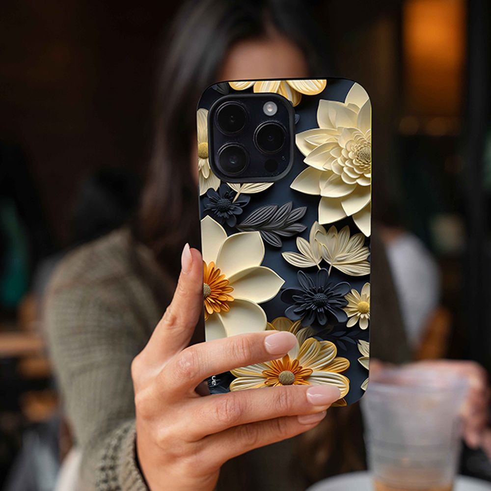 Θήκη Sonique 3D Flower Series για Samsung Galaxy A56 5G Εκρού