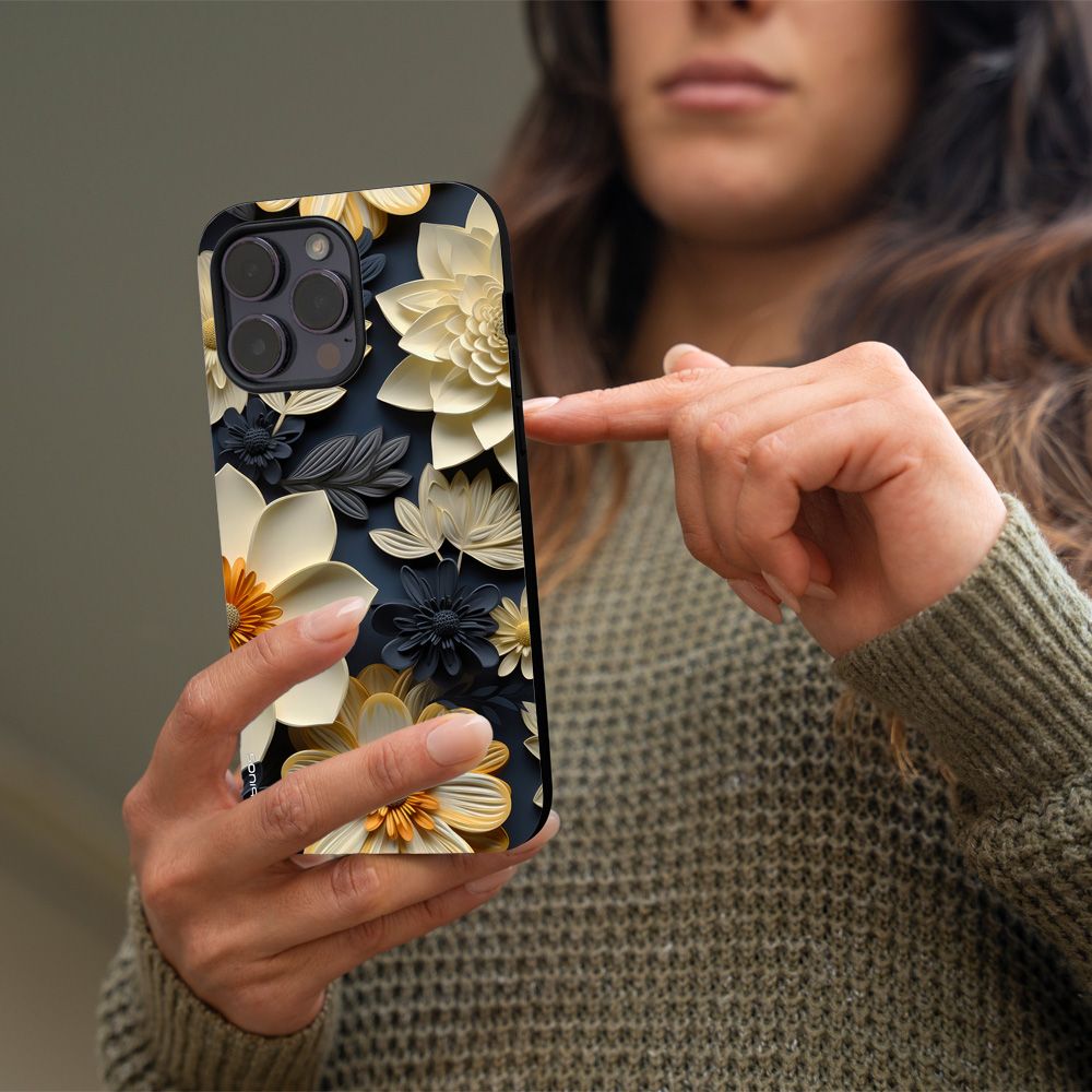 Θήκη Sonique 3D Flower Series για Samsung Galaxy A56 5G Εκρού