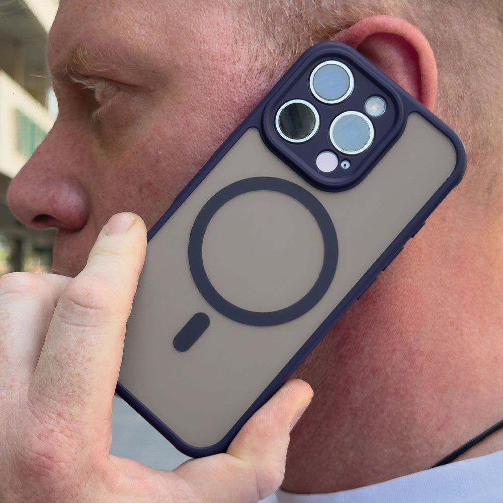 Θήκη Magnetic MagMatte Lens Sonique Samsung Galaxy A55 5G Μπλε Σκούρο