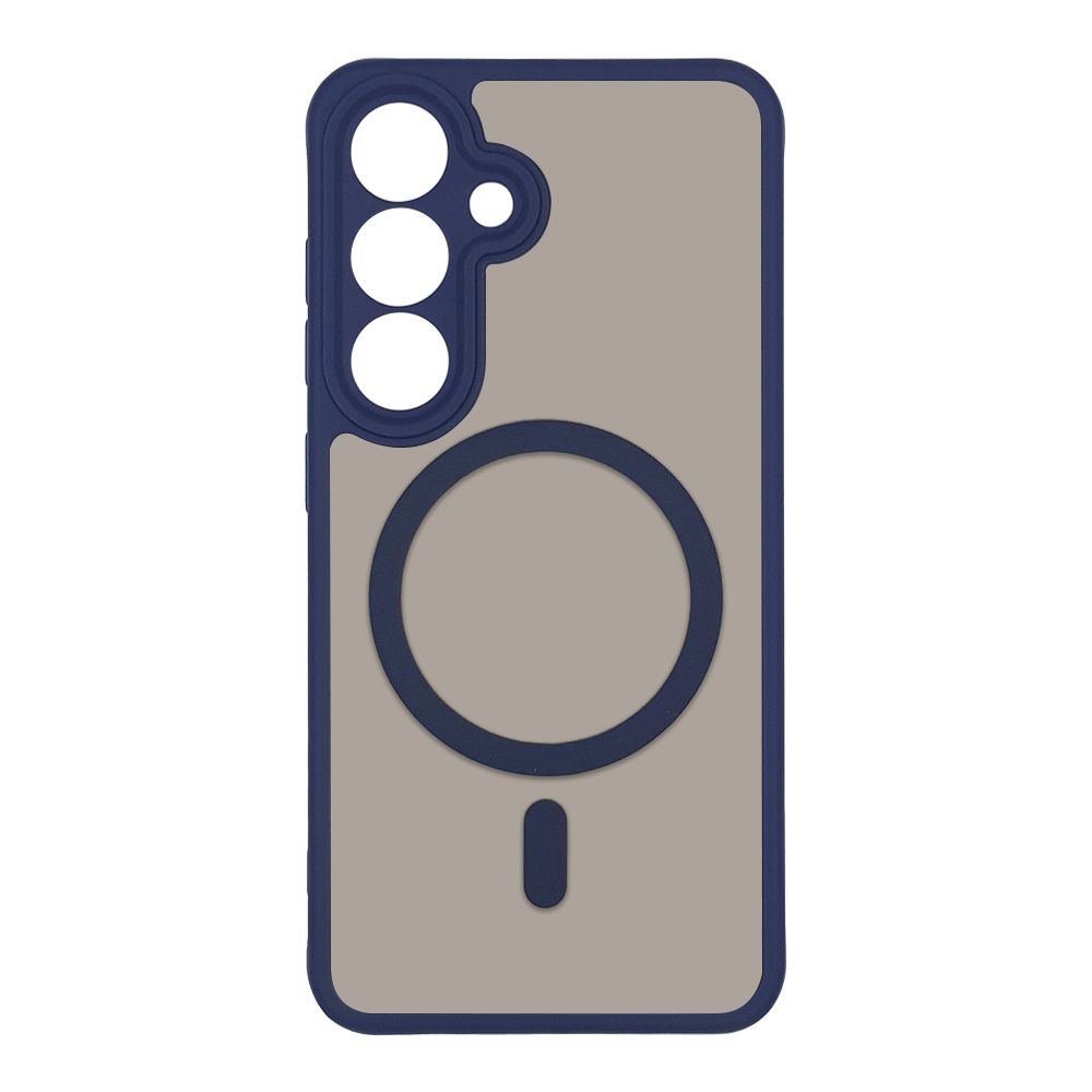 Θήκη Magnetic MagMatte Lens Sonique Samsung Galaxy S25 / S25 Plus / S25 Ultra / S25 Edge Μπλε Σκούρο