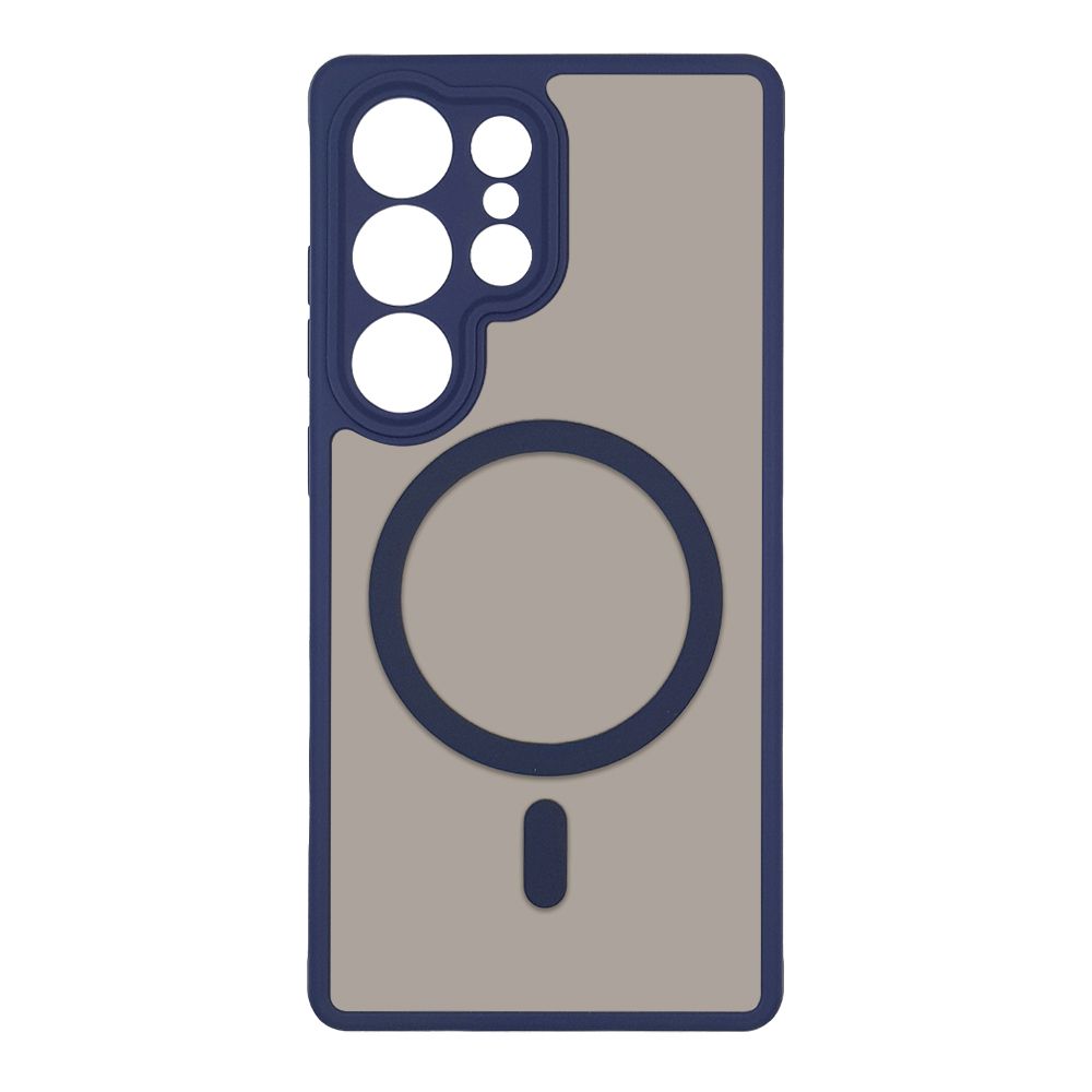 Θήκη Magnetic MagMatte Lens Sonique Samsung Galaxy S25 / S25 Plus / S25 Ultra / S25 Edge Μπλε Σκούρο
