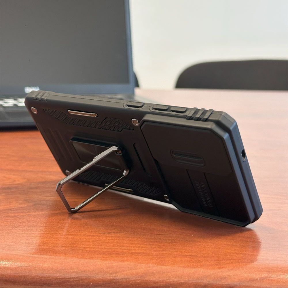 Θήκη Ring Armor CamShield Sonique για Samsung Galaxy A55 5G Μαύρο